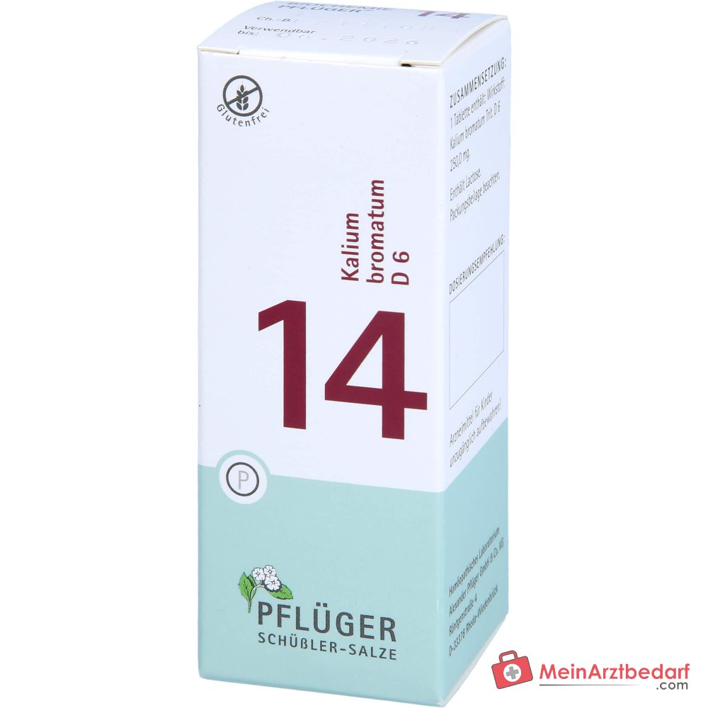 Biochemie Pflüger® n° 14 Kalium bromatum D6 250 mg comprimés 100 pièces