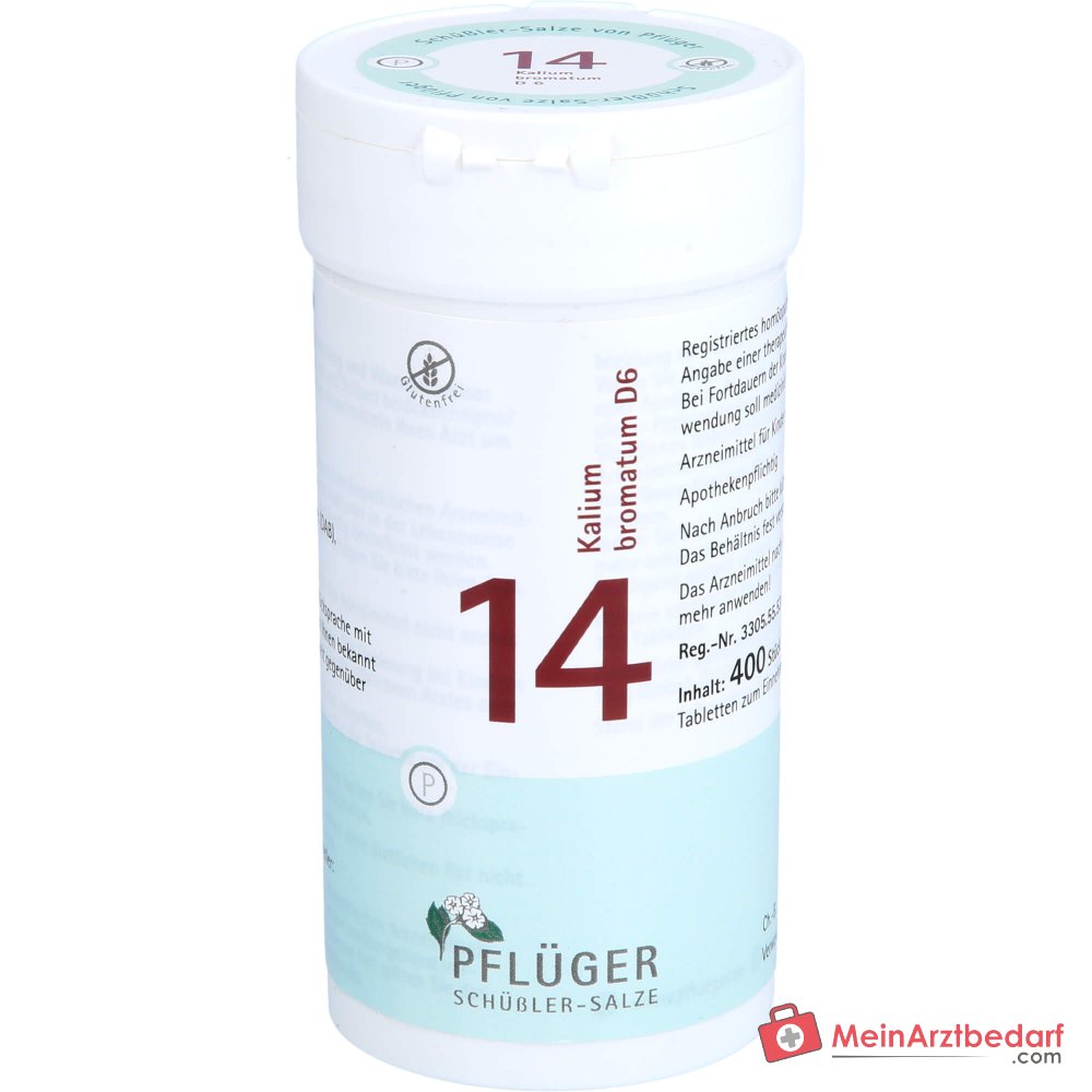 Biochemie Pflüger® n° 14 Kalium bromatum D6 250 mg comprimés 100 pièces