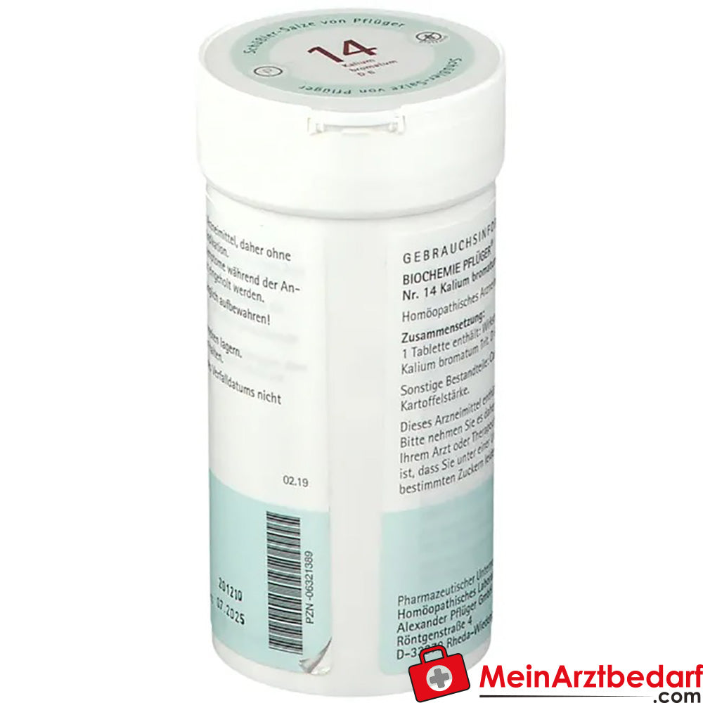 Biochemie Pflüger® Nr. 14 Kalium bromatum D6 Tabletten.
