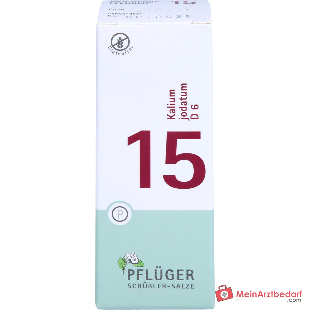 Biochemie Pflüger Nr. 15 Kalium jodatum D6 250 mg Tabletten 400 Stück