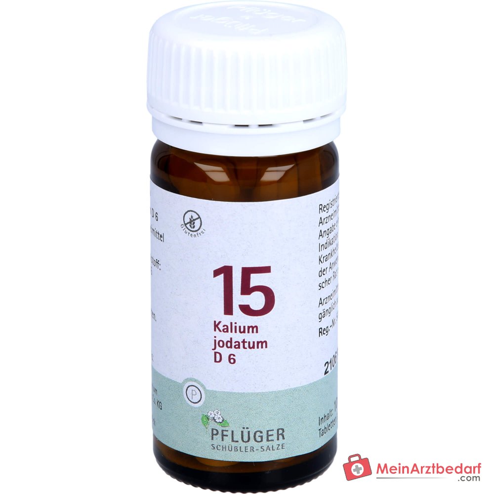 Biochemie Pflüger Nr. 15 Kalium jodatum D6 250 mg Tabletten 400 Stück