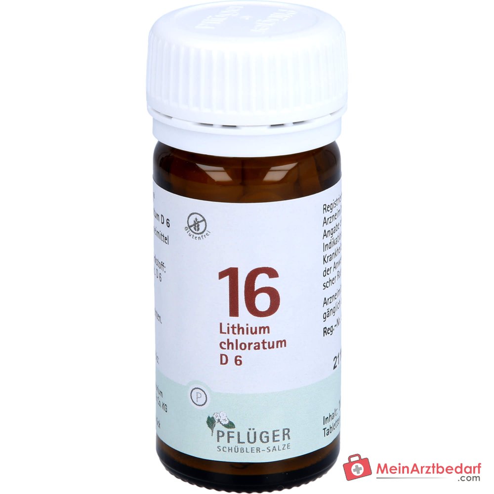 Biochemie Pflüger nr. 16 Lithium chloratum D6 Tabletten, 100 st.