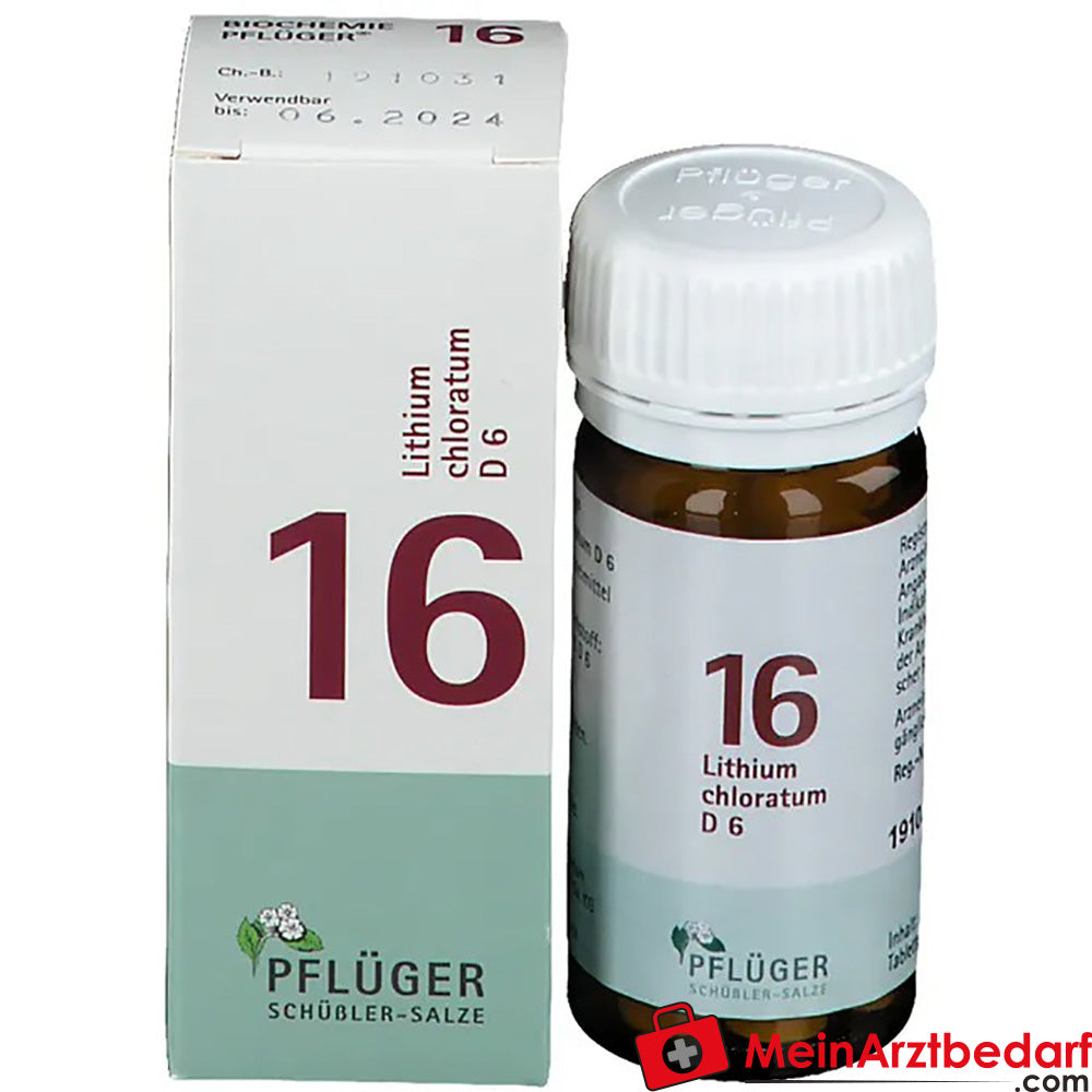 Biochemie Pflüger® Nr. 16 Lithium chloratum D6 Tabletten.