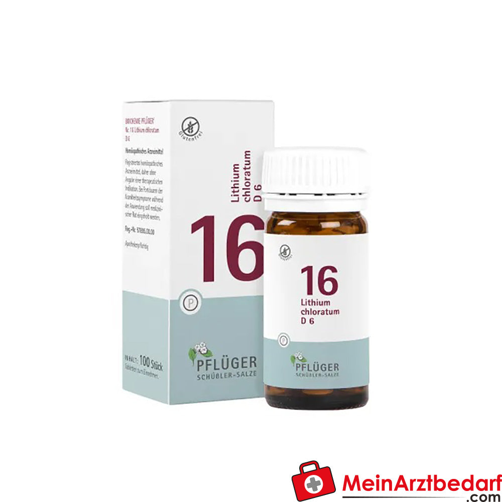 Biochemie Pflüger® Nr. 16 Lithium chloratum D6 Tabletten.