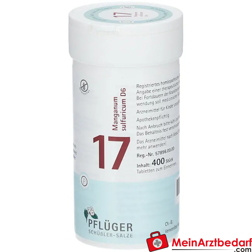 Biochemie Pflüger® Nr. 17 Manganum sulfuricum D6 Tabletten.