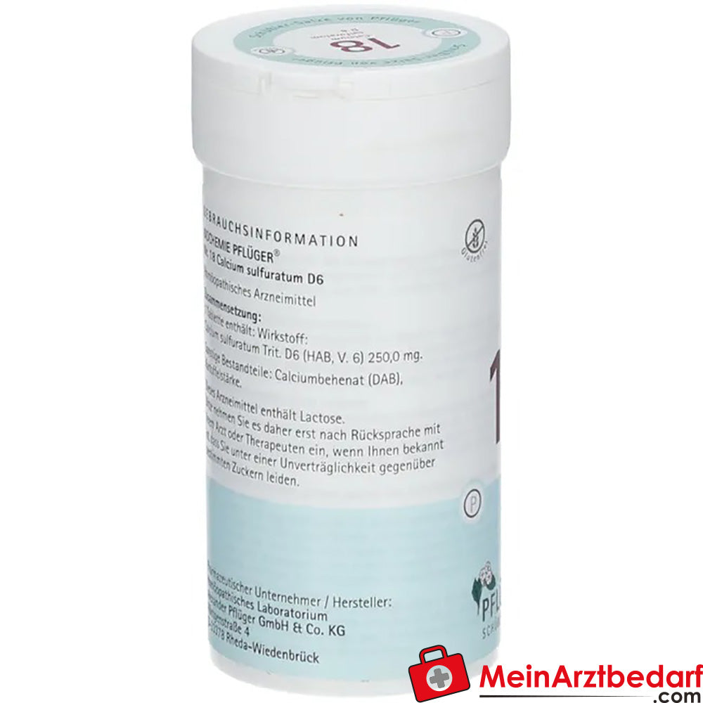 Biochemie Pflüger® Nr. 18 Calcium sulfuratum D6 Tabletten.