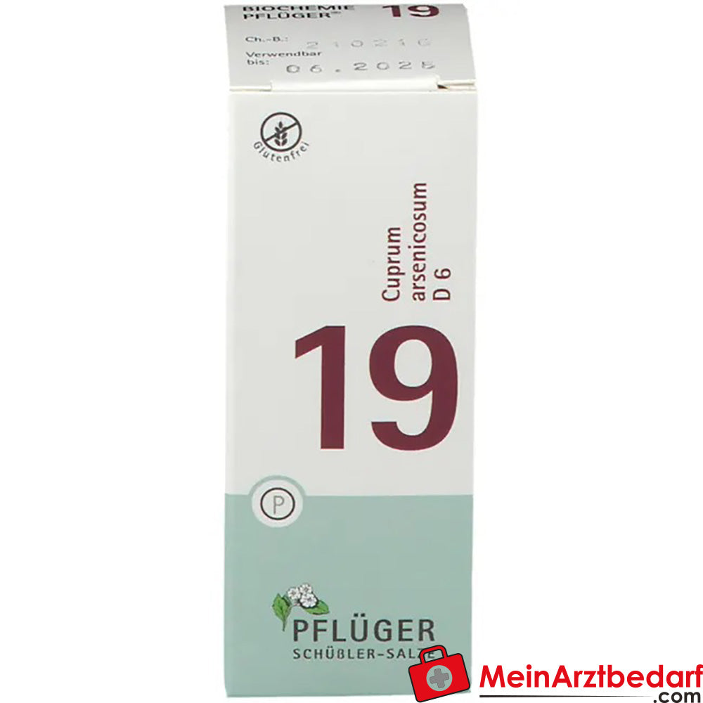Biochemie Pflüger® Nr. 19 Cuprum arsenicosum D6 Tabletten.