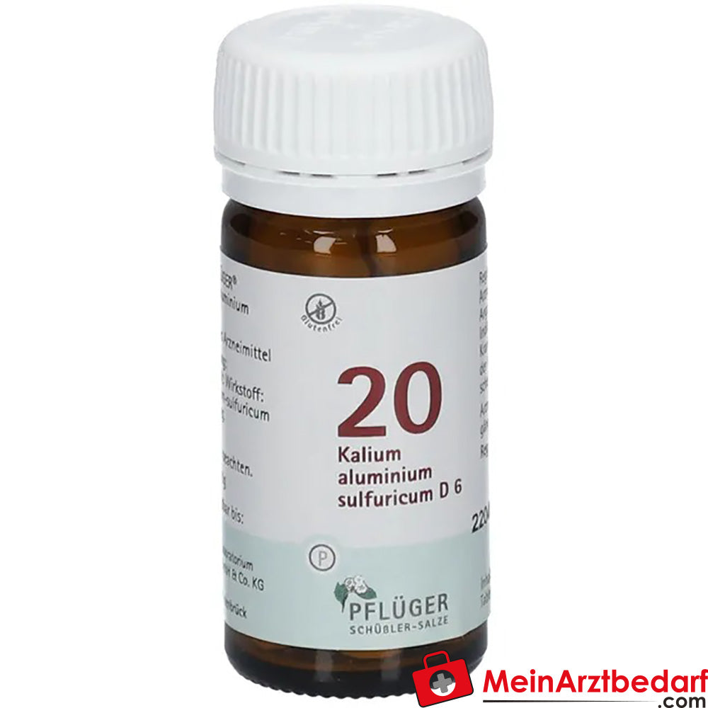 Biochemie Pflüger® Nr. 20 Kalium aluminium sulfat D6 Tabletten.
