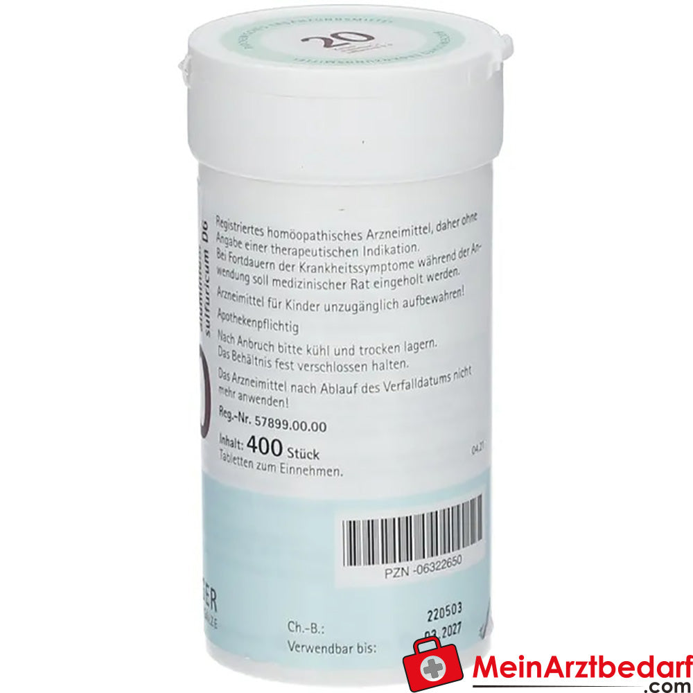 Biochemie Pflüger® Nr. 20 Kalium aluminium sulfat D6 Tabletten.