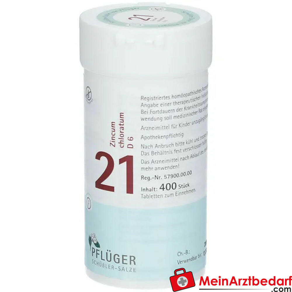 Biochemie Pflüger® Nr. 21 Zincum chloratum D6 Tabletten.