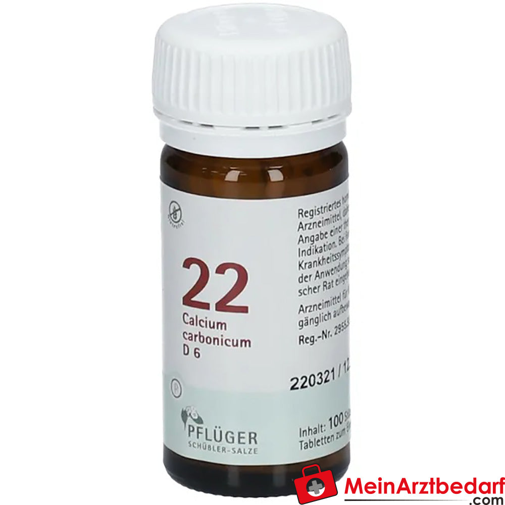 Biochemie Pflüger® Nr. 22 Calcium carbonicum D6 Tabletten.