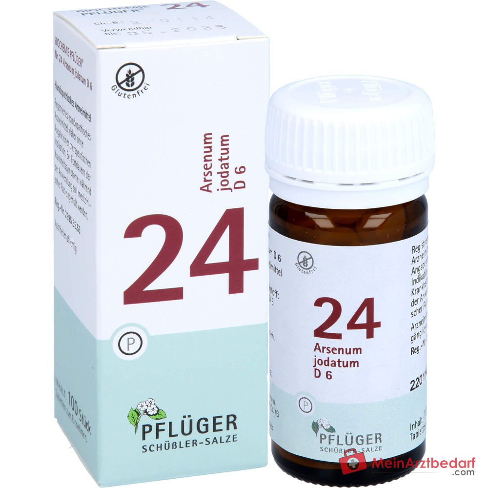 Biochemia Pflüger Nr 24 Arsenum iodatum D6 Tabletki 250 mg