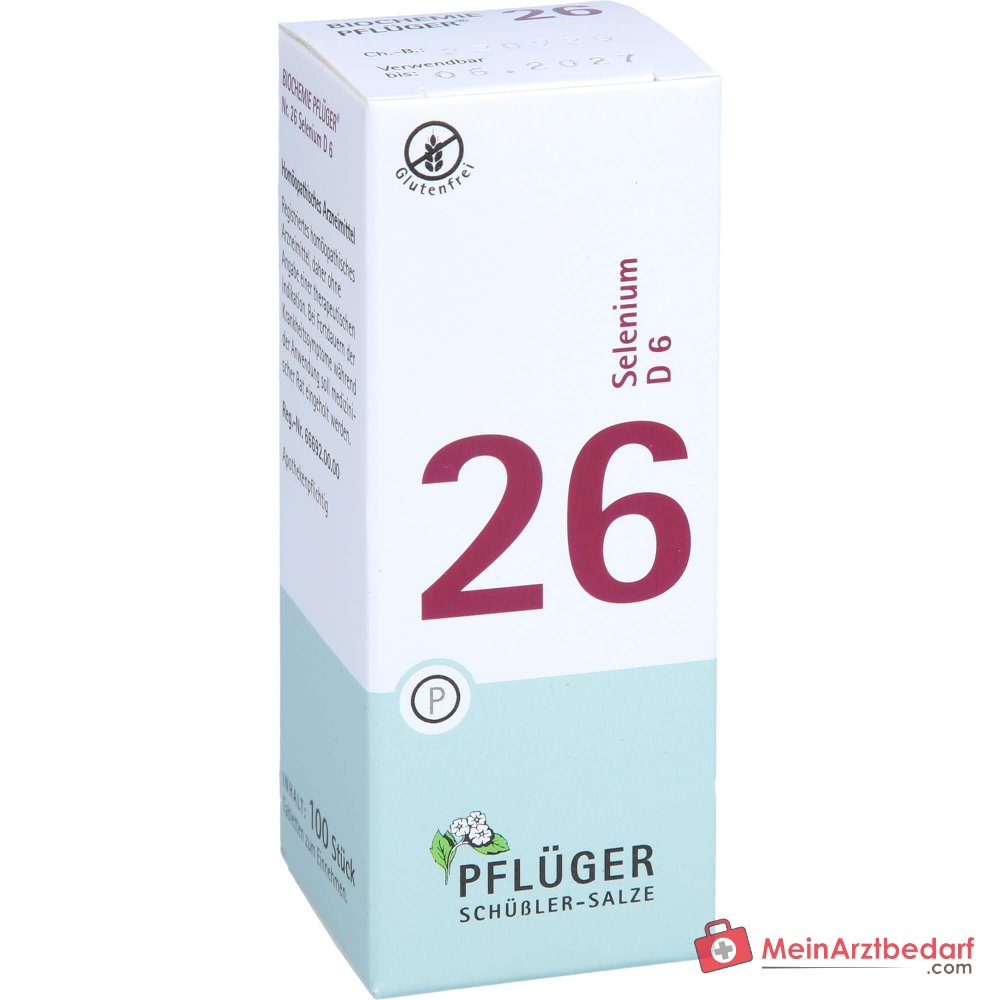 Biochemie Pflüger Nr. 26 Selenium D6 Tabletten 100 Stück
