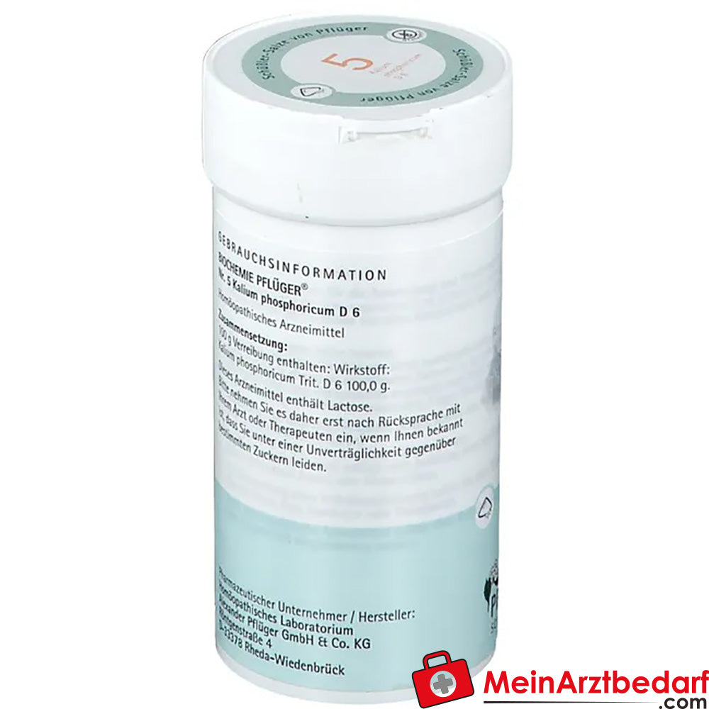 Biochemie Pflüger® Nr. 5 Kalium phosphoricum D6 Pulver.
