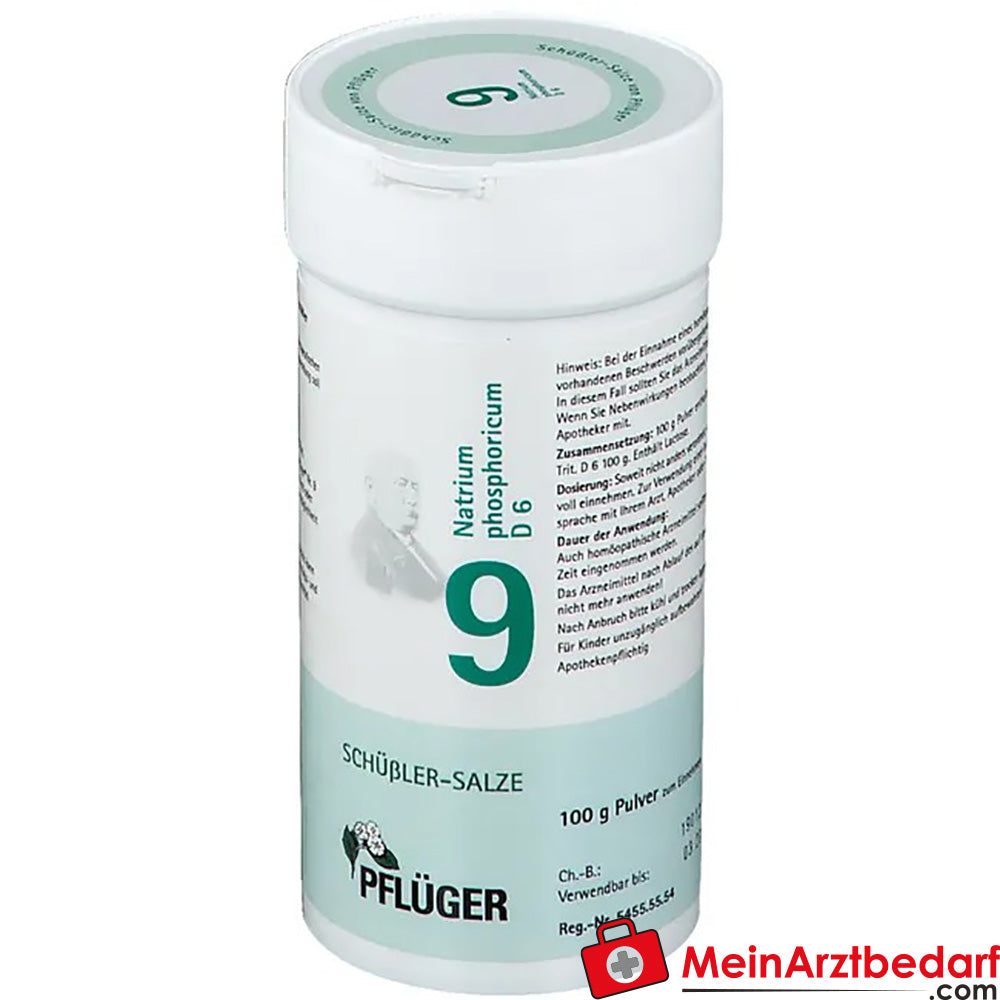 Biochemie Pflüger® Nr. 9 Natrium phosphoricum D6 Pulver.