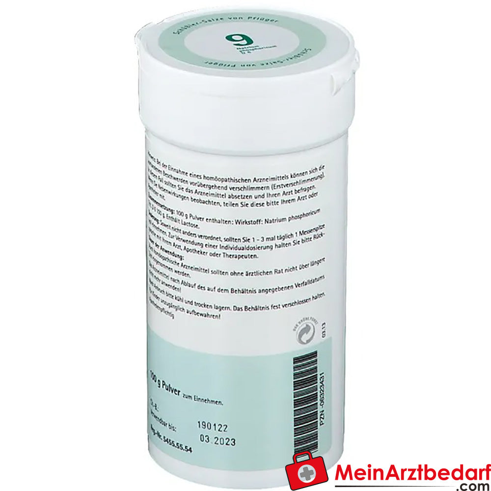Biochemie Pflüger® Nr. 9 Natrium phosphoricum D6 Pulver.