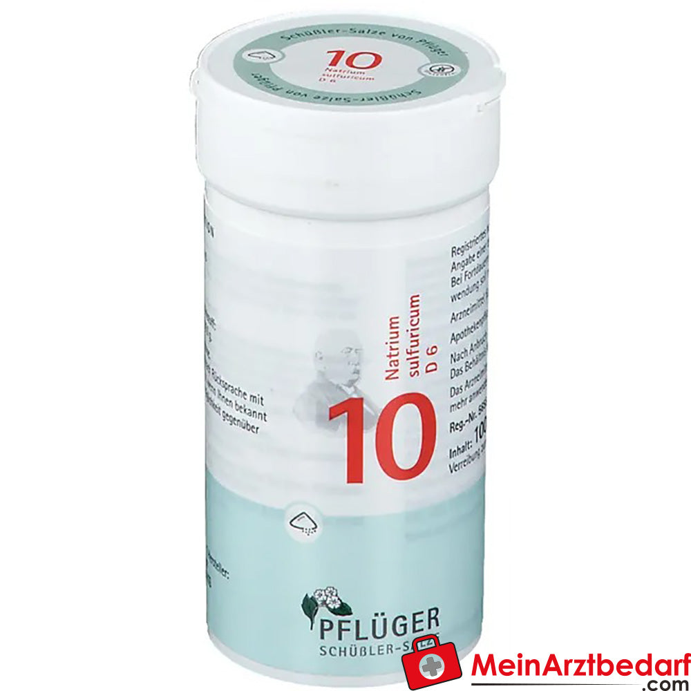 Biochemie Pflüger® Nr. 10 Natrium sulfuricum D6 Pulver.