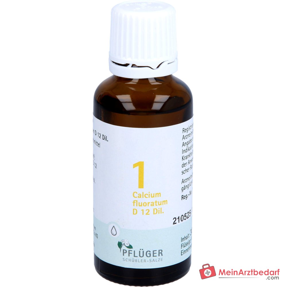 Biochemie Pflüger Nr. 1 Calcium fluoratum D12 druppels, 100 ml