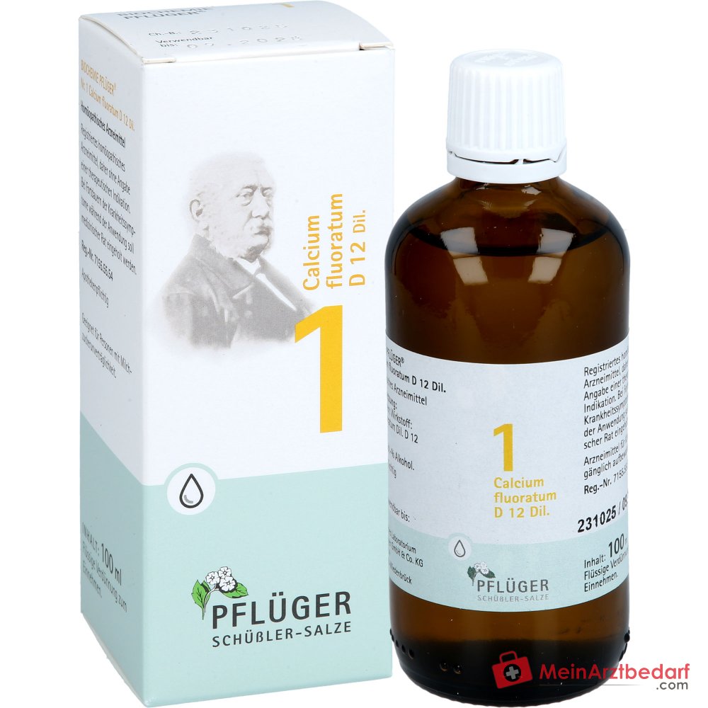 Biochemie Pflüger Nr. 1 Calcium fluoratum D12 druppels, 100 ml