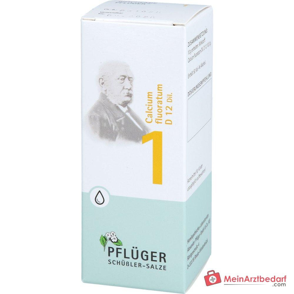 Biochemie Pflüger Nr. 1 Calcium fluoratum D12 druppels, 100 ml