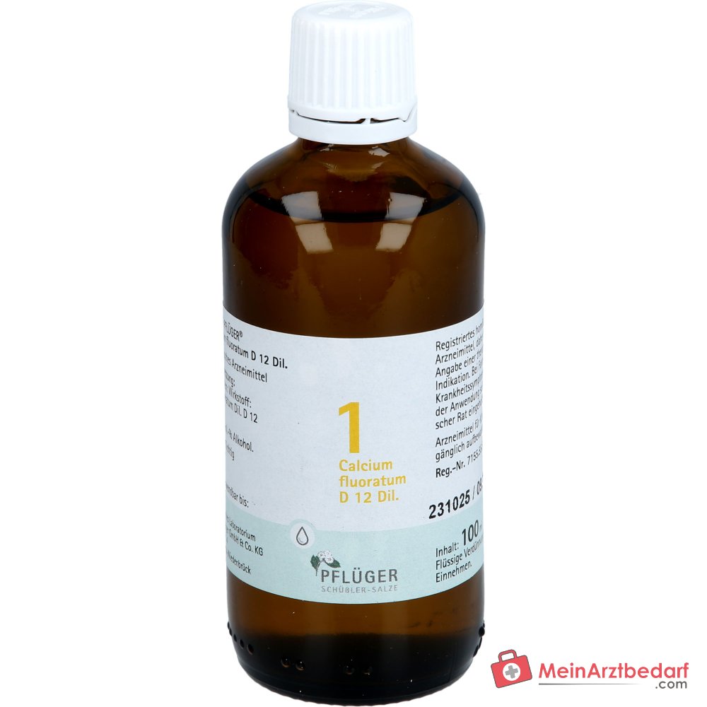 Biochemie Pflüger Nr. 1 Calcium fluoratum D12 druppels, 100 ml