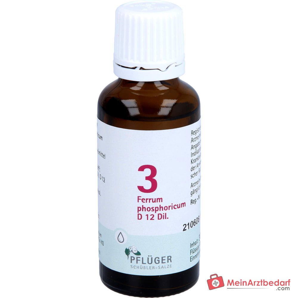 Biochemie Pflüger Ferrum phosphoricum D12 krople 20 ml