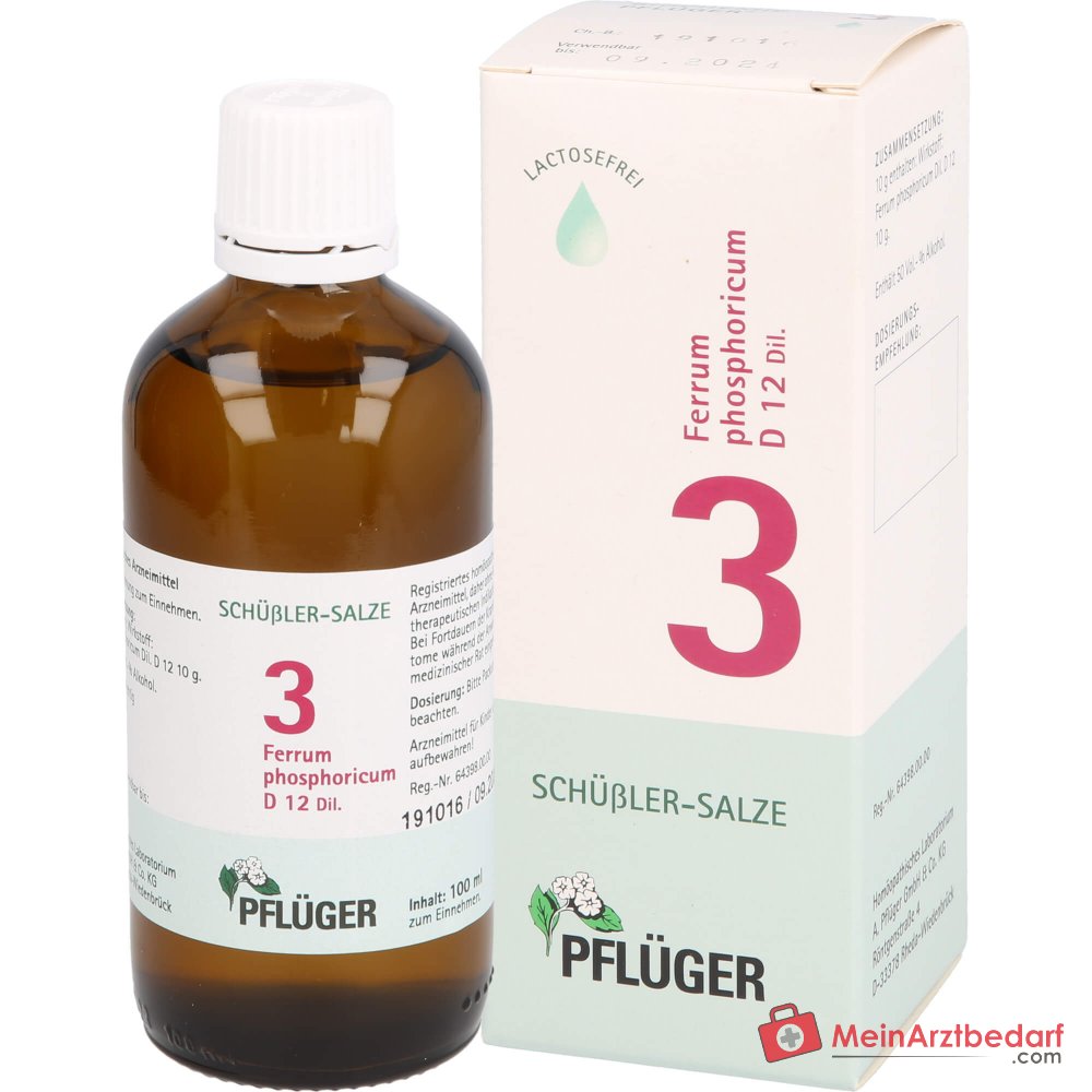 Biochemie Pflüger Ferrum phosphoricum D12 krople 20 ml