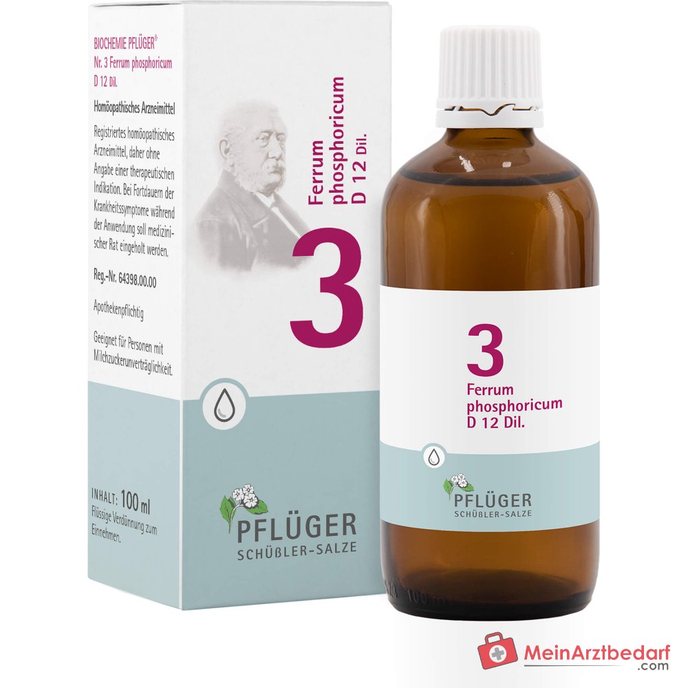 Biochemie Pflüger Ferrum phosphoricum D12 krople 20 ml