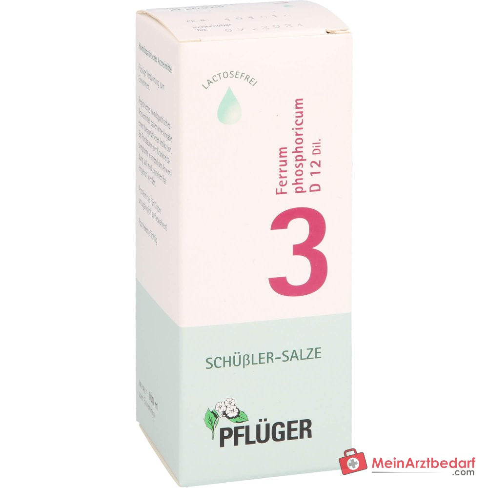 Biochemie Pflüger Ferrum phosphoricum D12 krople 20 ml