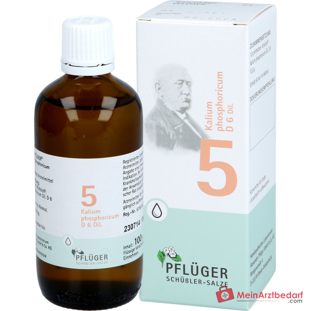 Biochimica Pflüger N. 5 Potassio fosforico D6 gocce 1000 mg