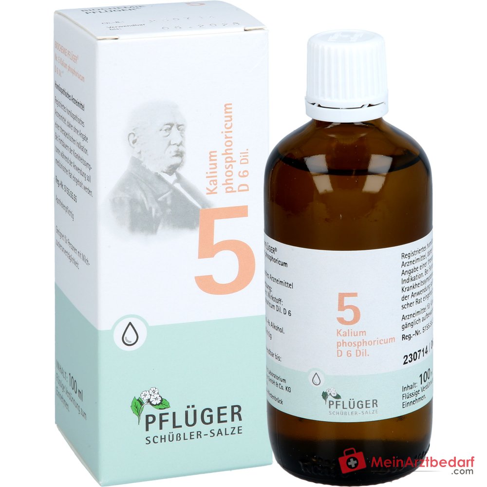 Biochemie Pflüger Nr. 5 Kalium phosphoricum D6 Tropfen 100 ml