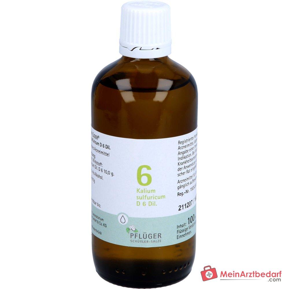 Biochimie Pflüger N° 6 Kalium sulfuricum D6 gouttes 30 ml