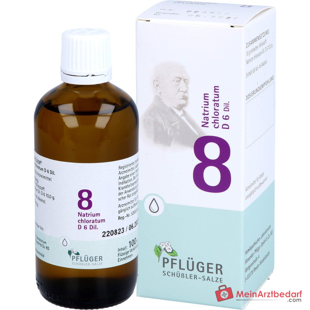 Biochimica Pflüger n. 8 Natrium chloratum D6 gocce 1000 mg