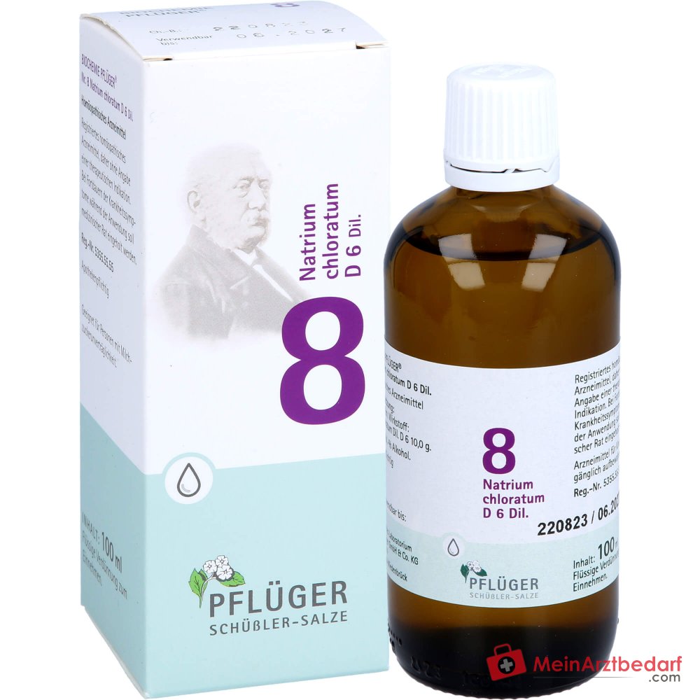 Biochimica Pflüger n. 8 Natrium chloratum D6 gocce 1000 mg