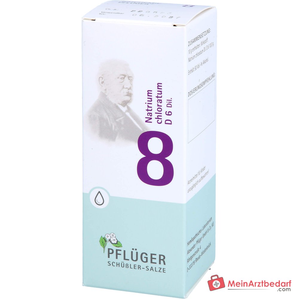 Biochimica Pflüger n. 8 Natrium chloratum D6 gocce 1000 mg