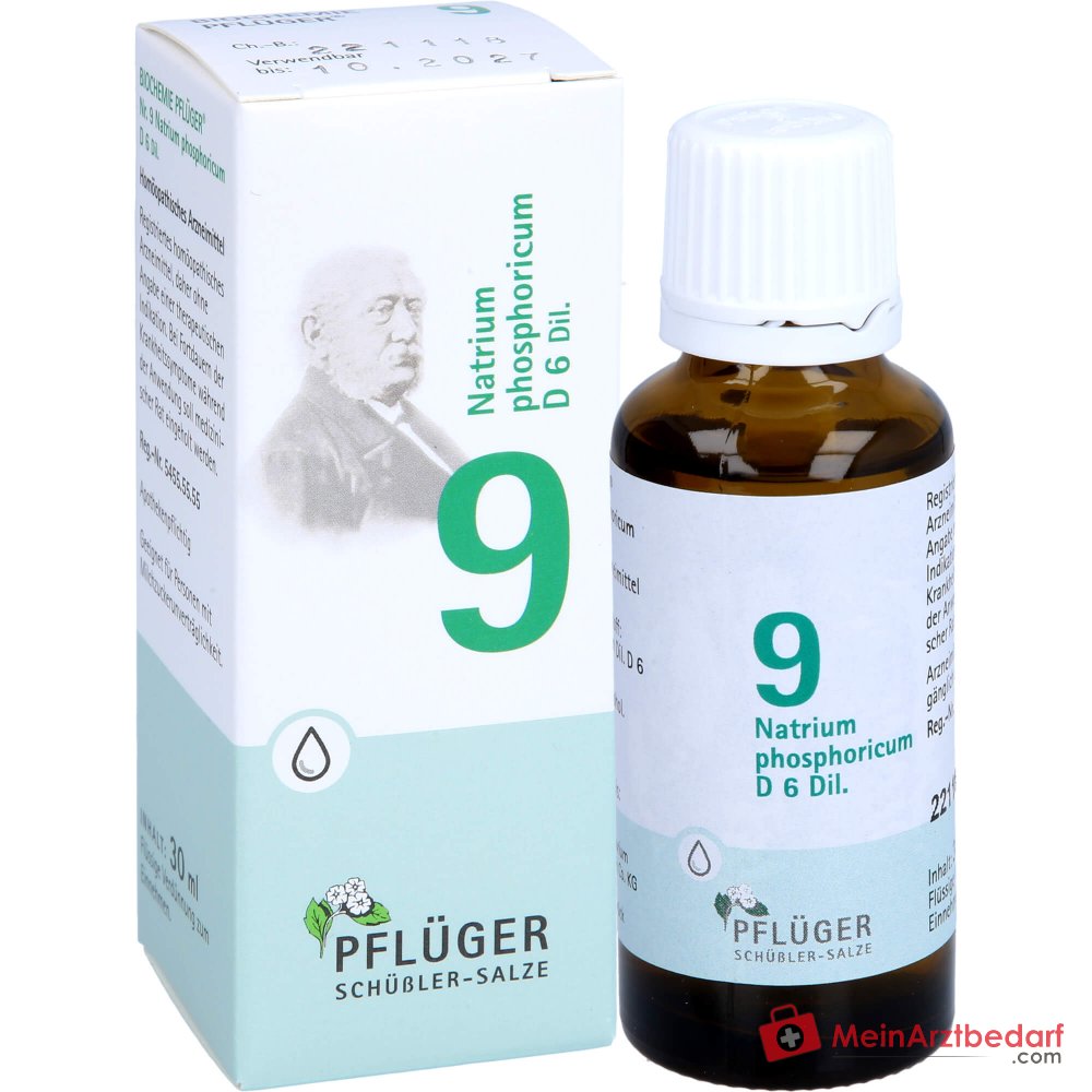 Biochemie Pflüger Nr. 9 Natrium phosphoricum D6 Tropfen 10 ml