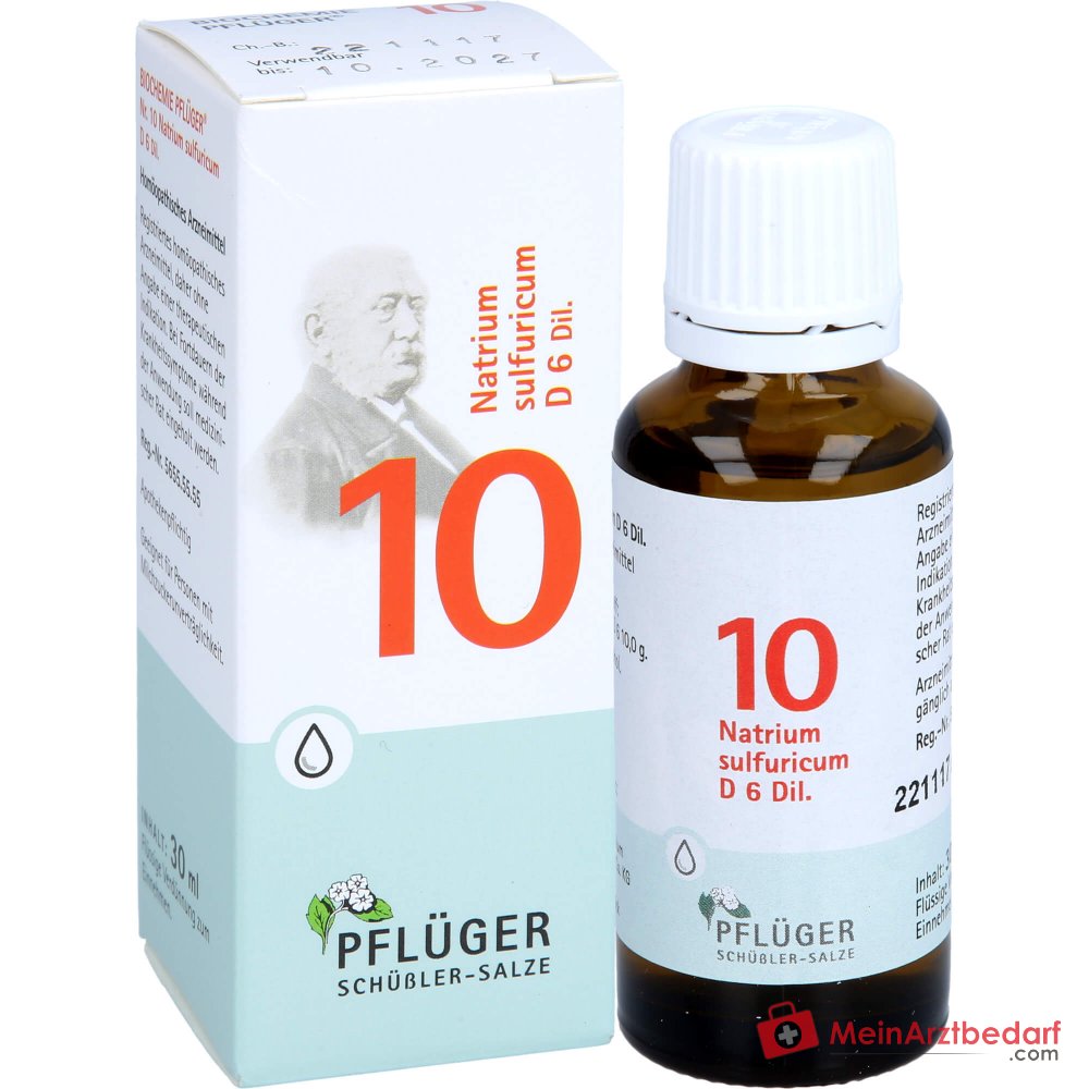 Biochemie Pflüger Nr. 10 Natrium sulfuricum D6 Tropfen