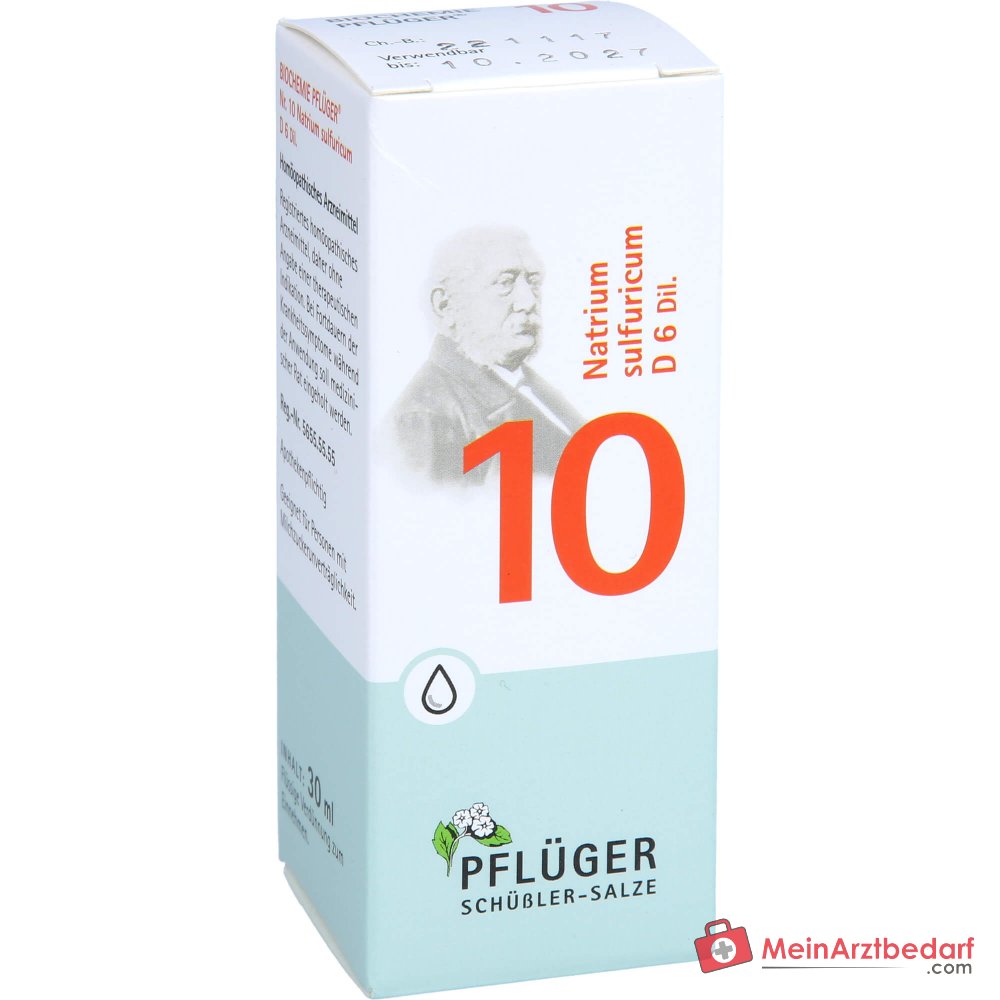 Biochemie Pflüger Nr. 10 Natrium sulfuricum D6 Tropfen