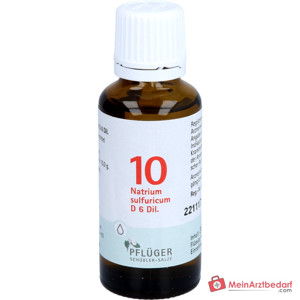 Biochemie Pflüger Nr. 10 Natrium sulfuricum D6 Tropfen