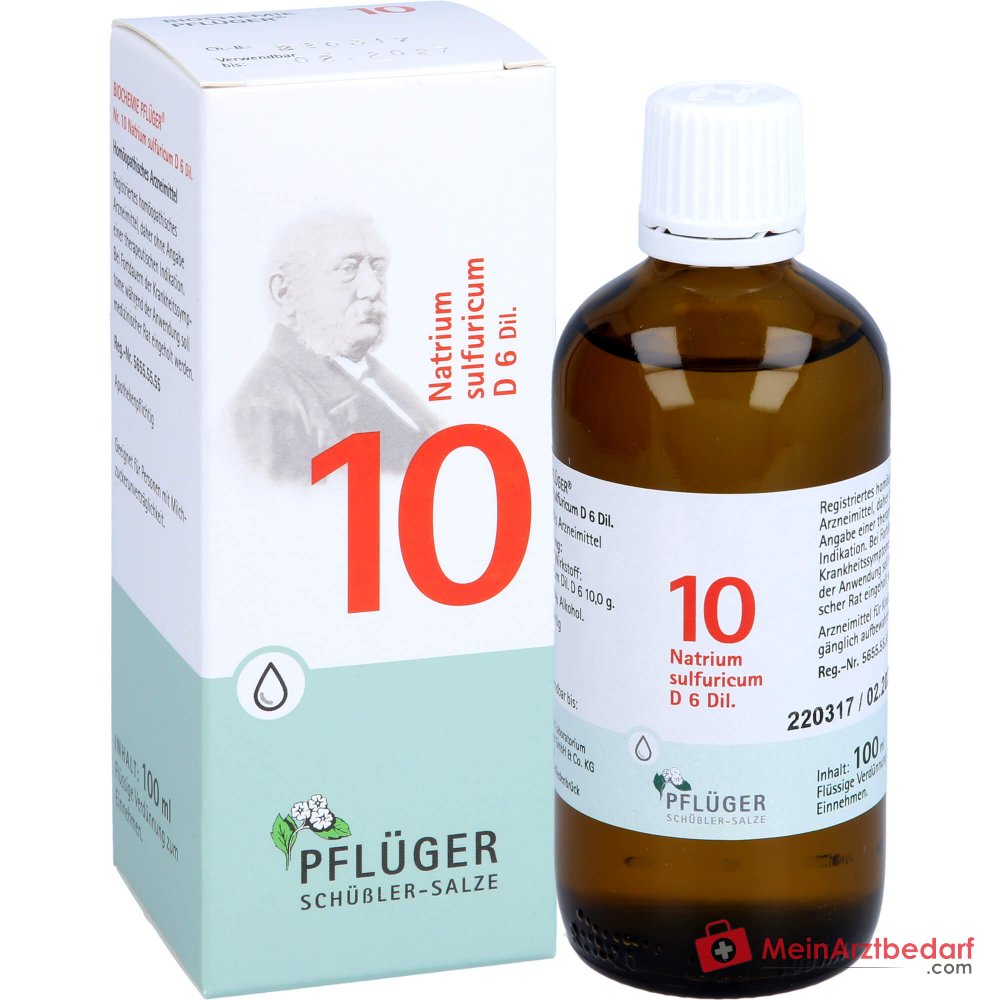 Biochemie Pflüger Nr. 10 Natrium sulfuricum D6 Tropfen
