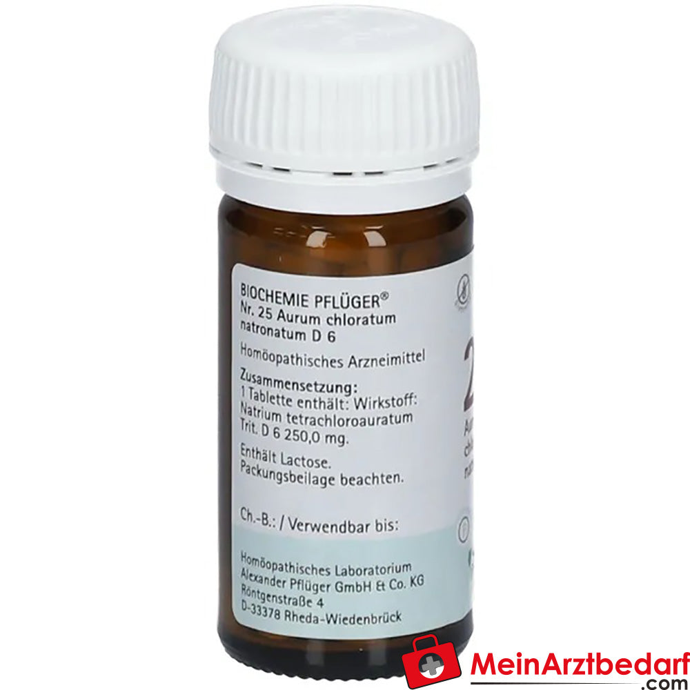 Biochemie Pflüger® Nr. 25 Aurum chloratum natronatum D6 Tabletten.