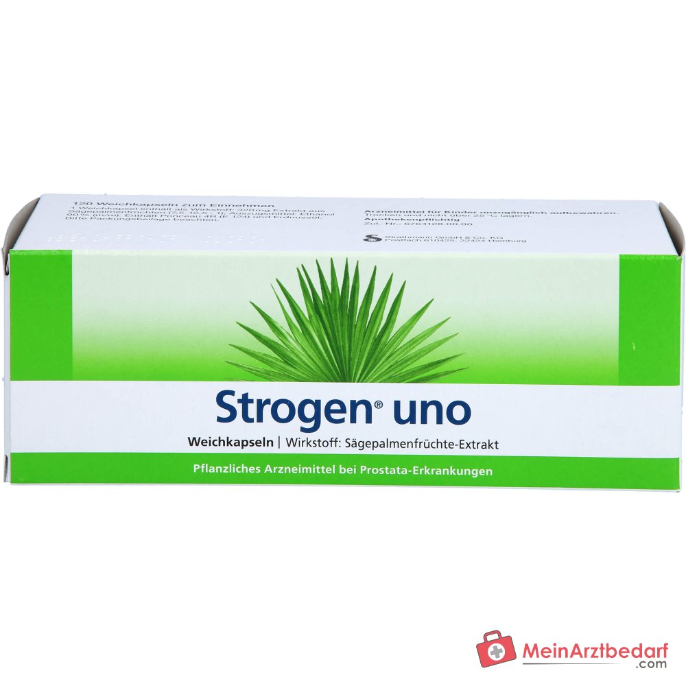 Strathmann Strogen uno Sägepalmenfrucht-Dickextrakt Weichkapseln, 60 St.