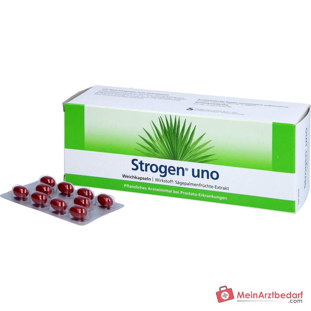 Strathmann Strogen uno Sägepalmenfrucht-Dickextrakt Weichkapseln, 60 St.