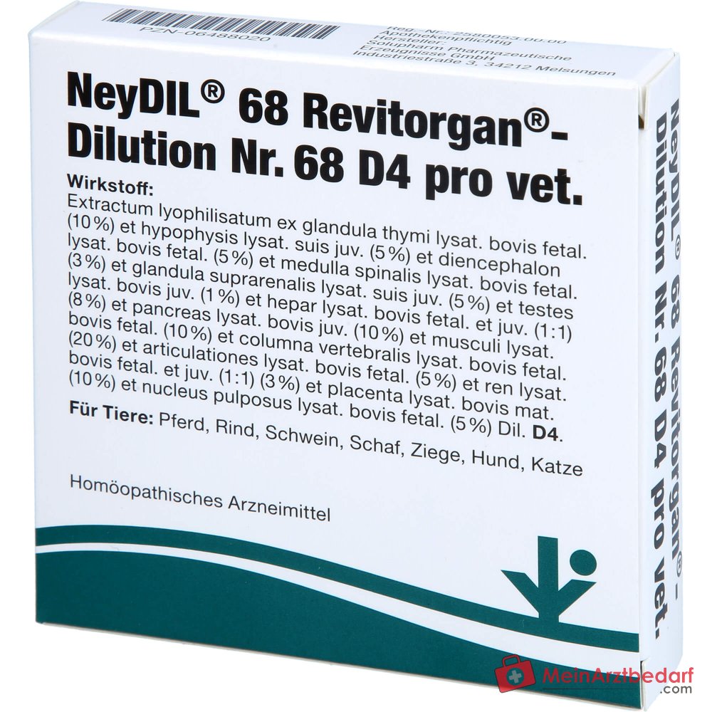 NeyDIL nº 68 D4 pro vet 1 µg/ml solución inyectable 5 x 2 ml