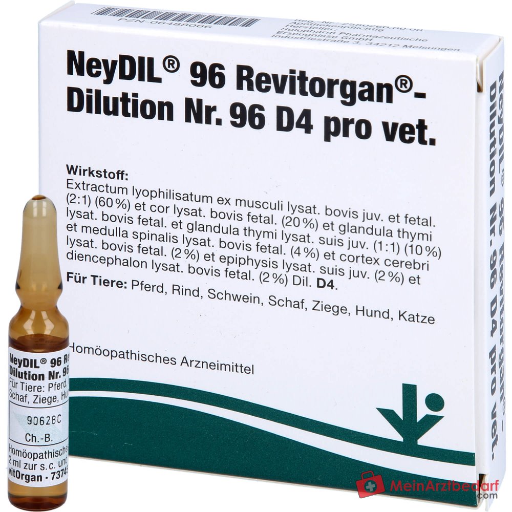 NeyDIL 96 Revit D4 pro dierenarts. Oplossing voor injectie 5 x 2 ml