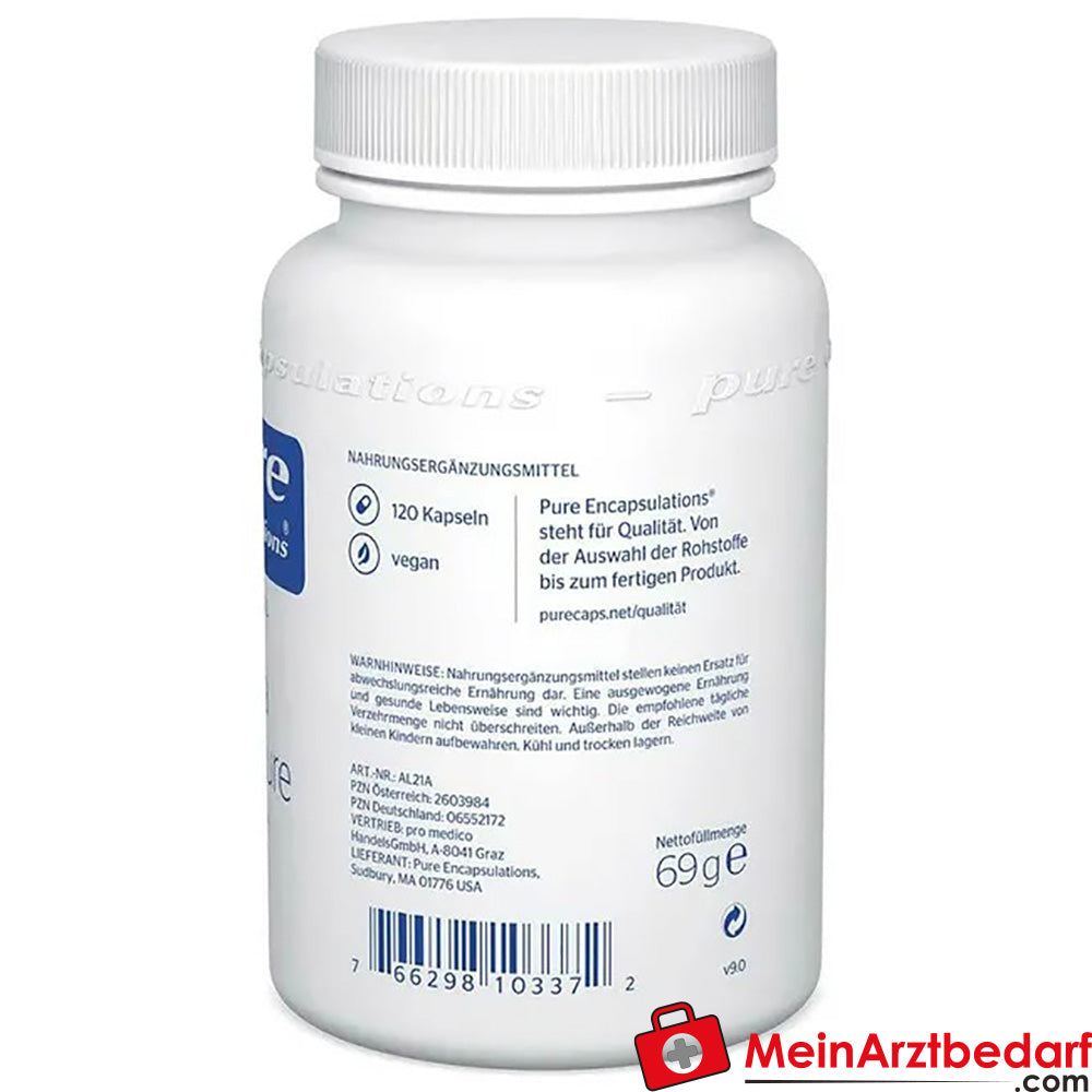 Pure Encapsulations® Alpha Liponsäure.