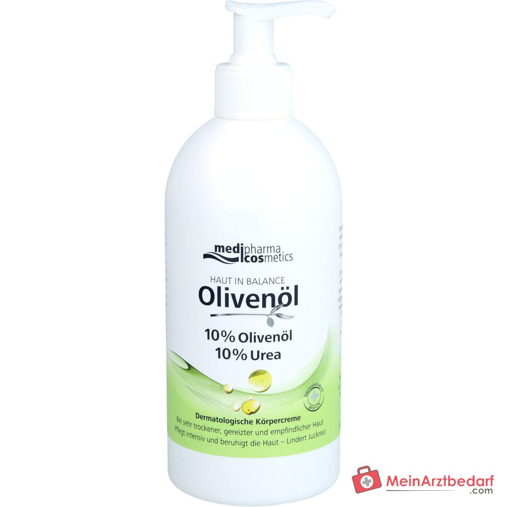 medipharma cosmetics Piel en Equilibrio Crema Corporal Dermatológica con Aceite de Oliva, 500 ml