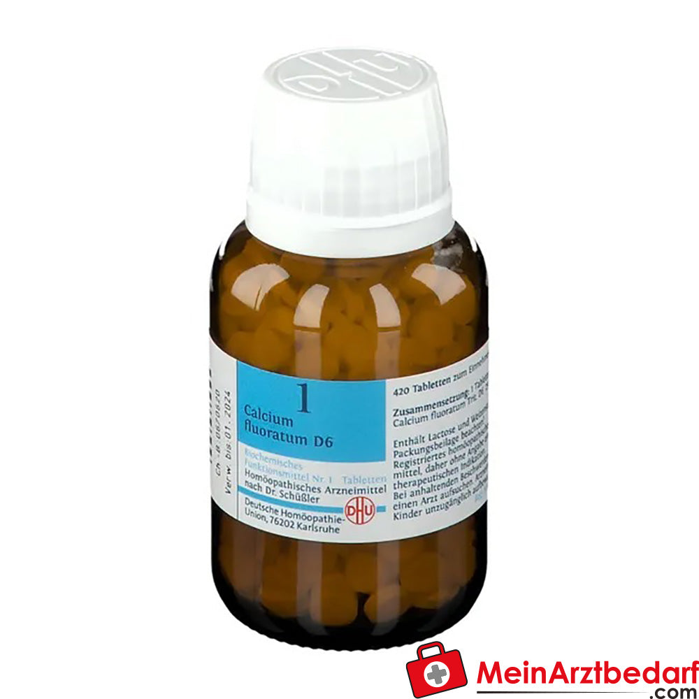 DHU Sel de Schüssler n° 1 Calcium fluoratum D6 250 mg comprimés 80 pièces