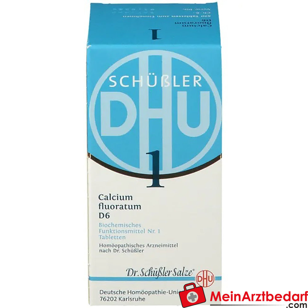 DHU Sel de Schüssler n° 1 Calcium fluoratum D6 250 mg comprimés 80 pièces