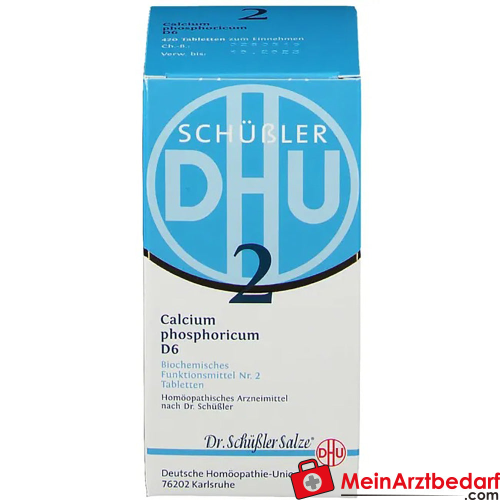 DHU Schuessler Salt No. 2 Calcium phosphoricum D6 Tabletki